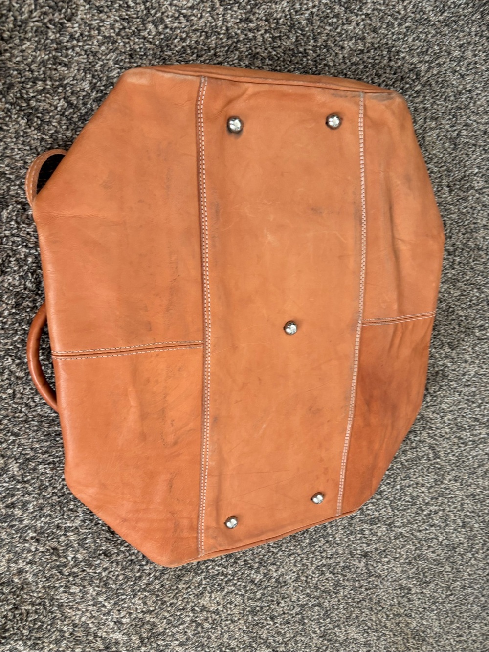 Chaco Brown Leather Duffel Bag